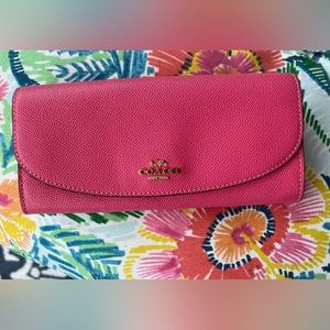 Authentic Coach Trifold Wallet